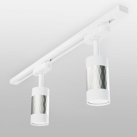 Elektrostandard track lamp, Mizar, 55x55x173 mm, GU10, white, silver color-3