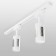 Elektrostandard track lamp, Mizar, 55x55x173 mm, GU10, white, silver color