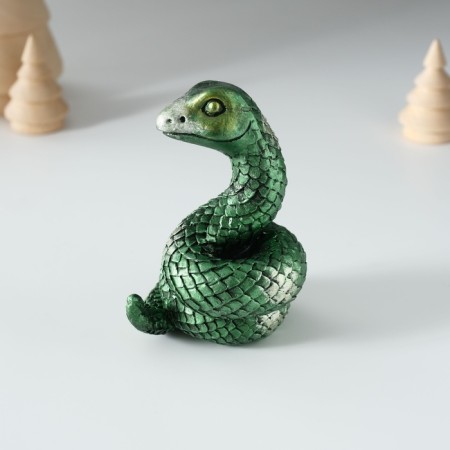 Polystone souvenir "Snake with radiance" MIX 6x6x10 cm-3