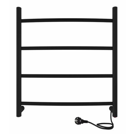 Electric towel Indigo ARC, 500x500 mm, hidden installation, black-1