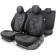 Autoshekhls Universal Hologram, Material Jacquard Hol-1102 Black/White, 11 objects