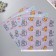 Scrapbooking paper bilateral "cats" density 180 grams set 5 pcs 30.5x32 cm