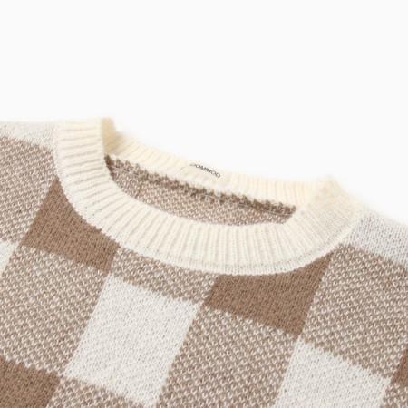 Women's sweater, beige color, size 44-48-2