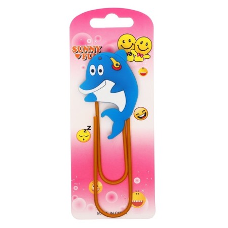 The bookmark is large, 11 cm, "dolphin", mix-6
