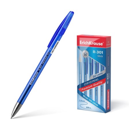 Gel handle R-301 Original Gel, node 0.5 mm, blue ink, letter line length 600 meters