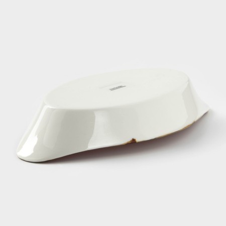 Ceramic serving dish "sapphire", 25.5 × 14 × 5.5 cm, orange color-2
