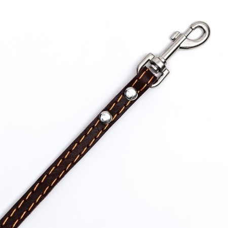 Leather leather single -layer, driven, 1.37 m x 1 cm, brown-3
