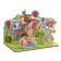 Diamond mosaic for children with partial filling on the figures "Cute animals"