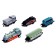 Metal train "Classics", with 4 wagons, inertia, mix