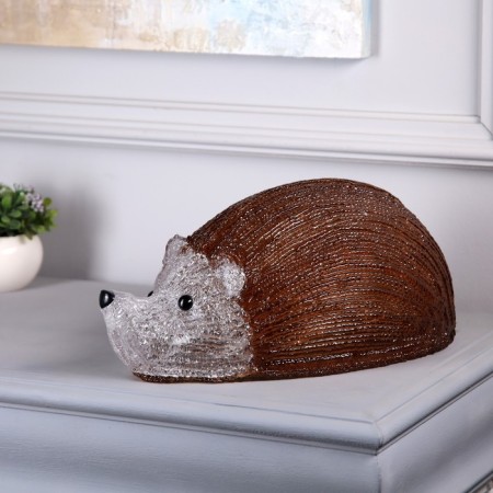 LED figure "Hedgehog" 35 × 16 × 20 cm, acrylic, 30 led, 220 V, glow of white-1