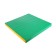 Mat, 100x100x8 cm, green/yellow color