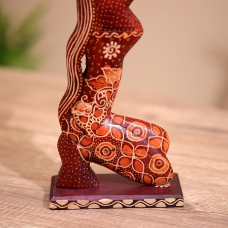 Souvenir "Girl" on a stand, tree 15x5x25 cm-5