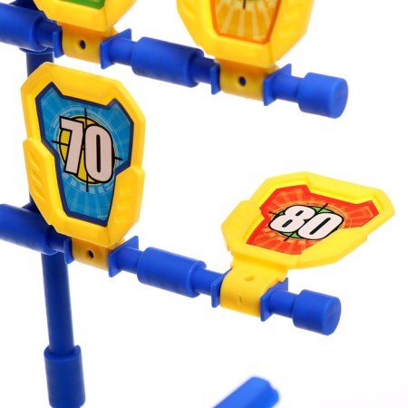 A gun with a target, shoots suckers and balls-8