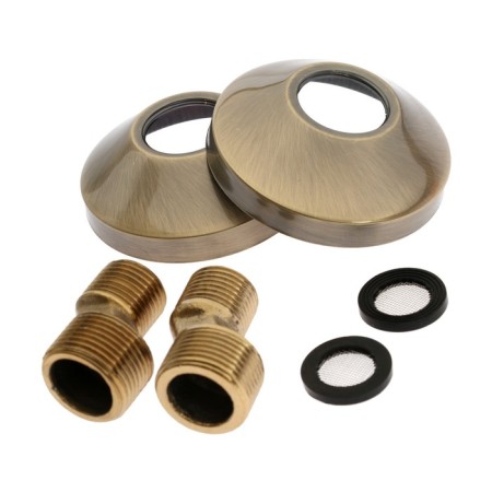 Accoona A7271C bath mixer, two -wound, with shower, brass, bronze color-4