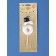 Candle for Cake "Gentleman", number "6", white