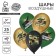 Latex balloon 12 "" Since February 23. Best Man ", pastel, 25 pcs., Mix