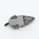 Burned velvet mouse, 12 cm, gray