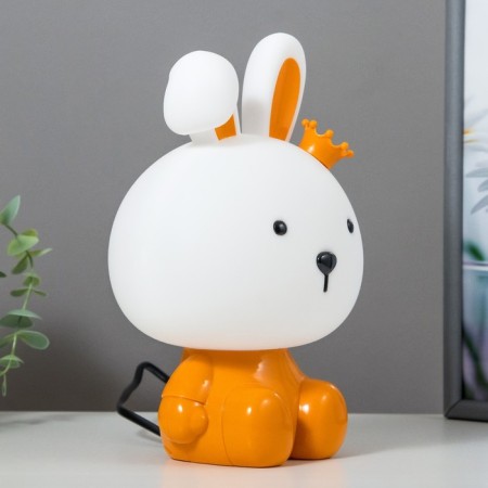 Table lamp "Bunny in the crown" E14 3W orange 16x13x19 cm Risalux-3