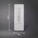 Tundra ironer, plastic, transparent, 110 g, 245 x 95 mm