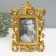 Photo frame Polystone 10x15 cm "Elsas" Golden Patina 27x20 cm