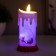 Spinker "Frosty candle" Led RGB from batteries LR44 6x6x10 cm Risalux