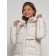Coat insulated winter female, size 50, beige color