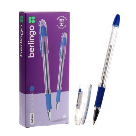 Ballic handle I-15, node 0.7 mm, blue ink, flu-4