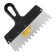 Facade spatula "Remocolor" 12-9-250, gear, stainless steel, tooth 10x10mm, 250 mm