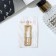 Invisibility for hair "Liberty" Direct geometry, 5.5 cm, gold
