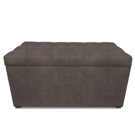 Puff with a lid and weighting, 800 × 400 × 420 mm, Dakota velor, NUT color-3