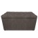 Puff with a lid and weighting, 800 × 400 × 420 mm, Dakota velor, NUT color