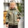 Bombber jacket for a boy PlayTode, height 104 cm, khaki color