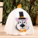 Bath cap with applique "Sir Wolf"