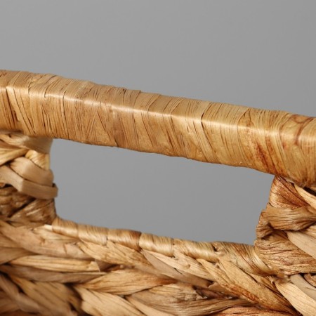 Basket, 45 x 31 x 20 cm, water hyacinth, tree-2