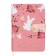 Notebook Gift Book 96l, line, with a knife, cut with a pattern of the cover, flowers (12.9x9cm) 10539