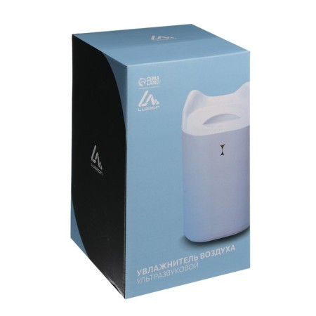 Air humidifier Luazon HM-3, ultrasonic, 3.3 l, multi-light, USB, white-8