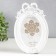 Photo frame Polystone 10x15 cm "Balt and Medallion" White aged 21x14 cm