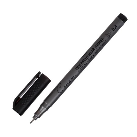 Capillary pen for drawing ZHK "Sonnet" Liner 0.4 mm, Black, 2341647