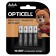 Battery Alkalin Opticell, AAA, LR03-4BL, 1.5V, Blister, 4 pcs