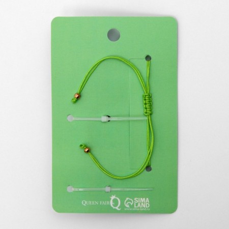 Set 2 items: bracelet, lip gloss "avocado", color mix-3