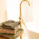 Waffle towel SL Home: Linen "Oliva" 40x70 cm, 51% flax, 49% cotton, 235 g/m2