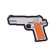 Patch - Chevron "COLT 1911" PVC, 6 x 5 cm