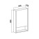 Mirror “Mikher 40” 12 x 40 x 65 cm