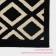 Dalyana Polly's house rug, 90x60 cm, black and white color, polypropylene