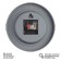 Watching clock, interior "classics", silent, D-20 cm