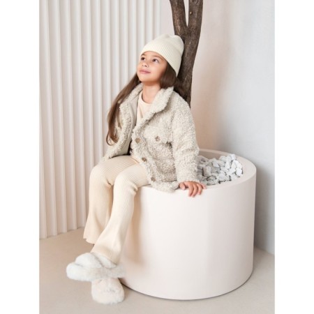 Children's jacket Amarobaby Lama, height 122 cm, beige color-7