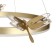 LUST "DRAGRAL" LED 48W 3000-6000K gold 52x52x80 cm Bayerlux