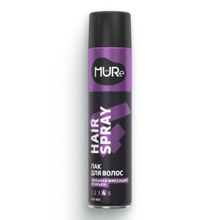 Mure hair varnish strong fixation, 225 ml-8