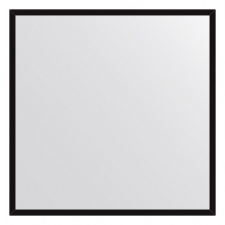 EvoForm mirror in the baguette frame, 20 mm, 66x66 cm, black color