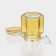 Glass jar for spices with a gourmet lock "Glass", 100 ml, 5.5 × 8 cm, color mix